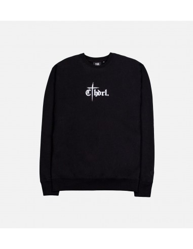 Grace Fleece Mens Crewneck - Black l'évolution des habitudes 