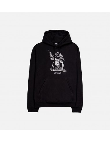 CTHDRL No Vows Core Fleece Hoody - Black/White store