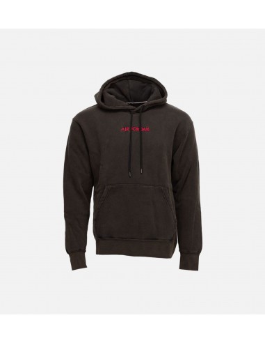 AJ5 GFX Mens Hoodie - Black/Red destockage