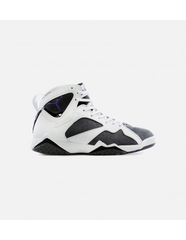 Air Jordan 7 Retro Flint Mens Lifestyle Shoe - White/Grey/Black Venez découvrir notre 