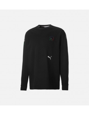 Puma X Felipe Pantone Long Sleeve Mens T-Shirt - Black livraison gratuite