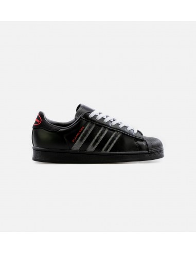 adidas Consortium X Pleasures Superstar Mens Lifestyle Shoe - Black/White les ligaments