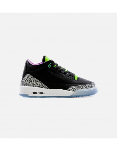 Air Jordan 3 Electric Green Grade School Lifestyle Shoe - Black/Green à prix réduit toute l'année