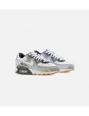 Air Max 90 White Polka Mens Lifestyle Shoe - Gray/White Par le système avancé 