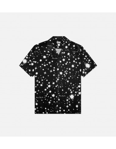 BB Galatica Short Sleeve Woven Mens Shirt - Black Les magasins à Paris