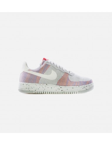 Air Force 1 Crater FlyKnit Mens Lifestyle Shoe - Wolf Grey/Pure Platinum/Gym Red/White sur le site 