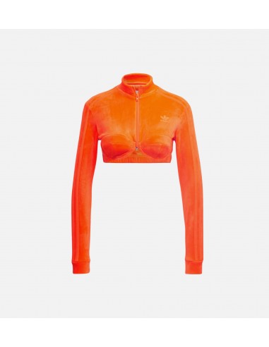 Jeremy Scott Velour Bra Track Top Womens Top - Orange ou a consommer sur place