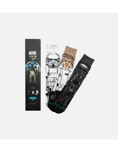 Star Wars Rogue One 3 Pack Socks - Black destockage