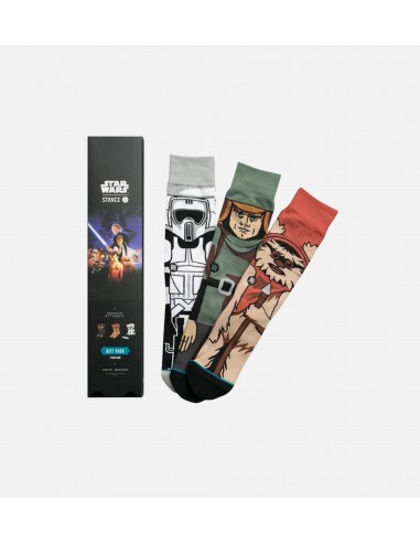 Star Wars Return of the Jedi 3 Pack Socks - Black Economisez 