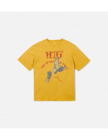 Alive Short Sleeve Tee Mens T-Shirt - Yellow de la marque