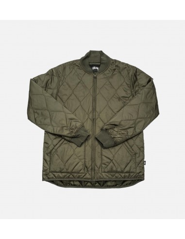 Stussy Quilted Military Mens Jacket - Olive Venez découvrir notre 