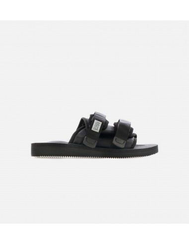 Double Strap Moto Cab Mens Lifestyle Slide Sandal - Black de votre