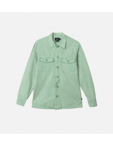 BDU Long Sleeve Mens Shirt - Light Turquoise français