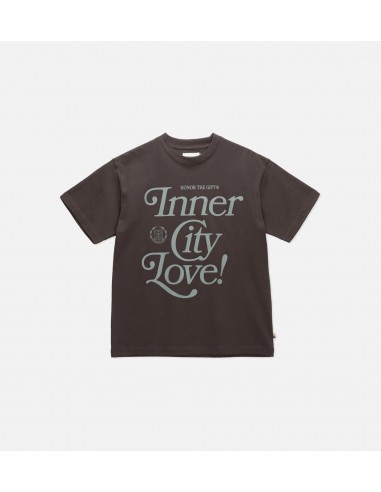 Inner City Love Tee Mens T-shirt - Black à prix réduit toute l'année