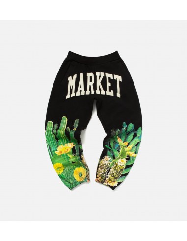 Cactus Sweatpants Mens Pants - Black pas chere