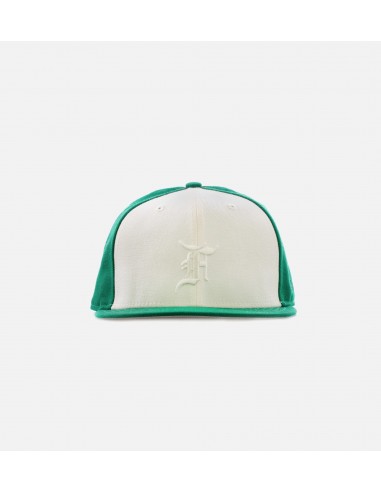 Fear Of God Essentials 59Fifty Fitted Cap Mens Hat - Green/White ouvre sa boutique