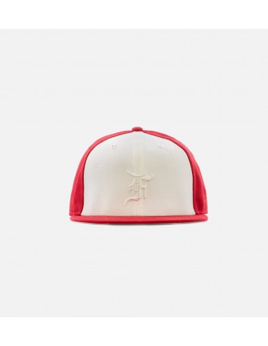 Fear Of God Essentials 59Fifty Fitted Cap Mens Hat - Red/White est présent 