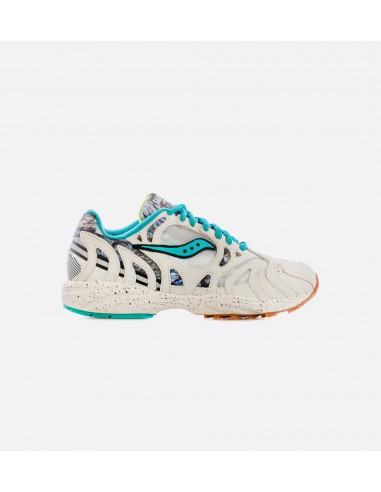 Grid Azura 2000 Creme Blue Mens Running Shoe - Off White/Teal l'évolution des habitudes 