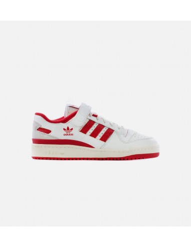 Forum 84 Low Mens Lifestyle Shoe - White/Red de votre