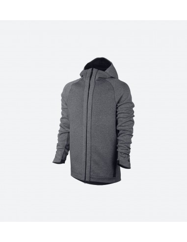 Tech Fleece Zip Hoodie Men's - Grey/Black offre 