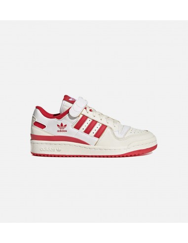 Forum 84 Low Womens Lifestyle Shoe - White/Red la colonne vertébrale