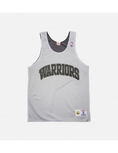 Golden State Warriors NBA Drop Step Reversible Jersey (Mens) - White/Black livraison et retour toujours gratuits