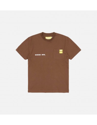 NYS Sun Dyed In Texas Heavyweight Pocket Short Sleeve Tee Mens T-shirt - Brown à prix réduit toute l'année