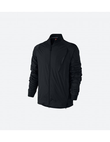 Sportswear Tech Hypermesh Varsity Men's Jacket - Black la colonne vertébrale