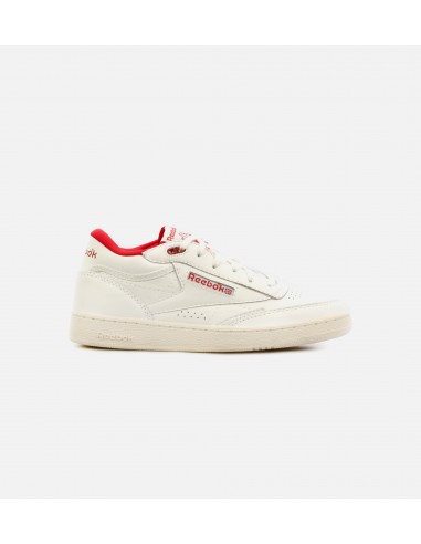 Club C Mid II Vintage Mens Lifestyle Shoe - White/Red destockage