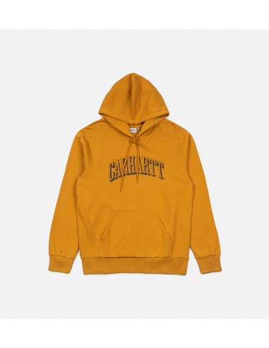 Hooded Scrawl Mens Hoodie - Yellow est présent 