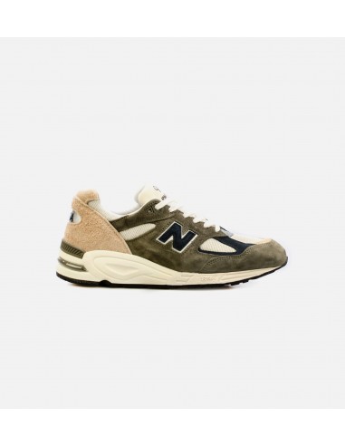 Made in USA 990v2 Mens Lifestyle Shoe - Olive chez Cornerstreet bien 