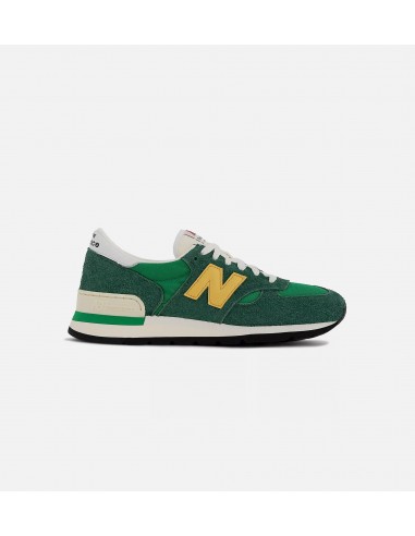 MADE in USA 990 Mens Lifestyle Shoe - Green/Gold l'achat 