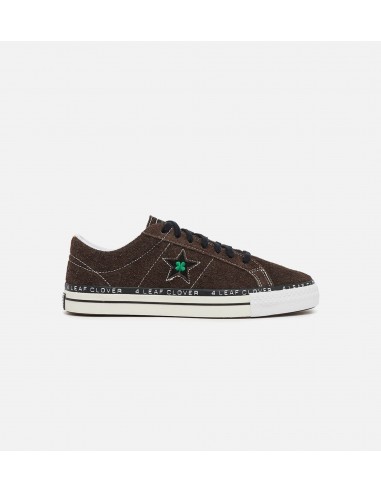 Patta One Star Four Leaf Clover Mens Lifestyle Shoe - Black/Brown Les êtres humains sont 