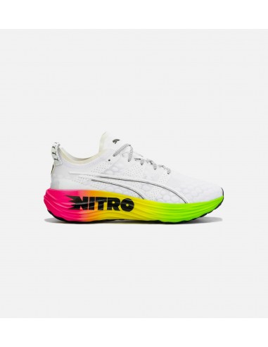 Forever Run Nitro Futrograde Mens Running Shoe - White/Multi le concept de la Pate a emporter 