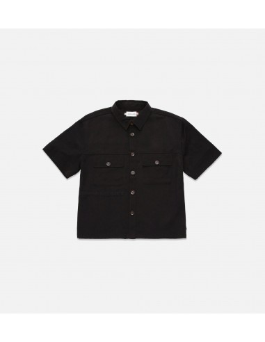 HTG Shop Mens Short Sleeve Shirt - Black la colonne vertébrale