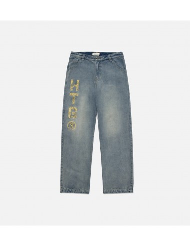 HTG Branded Denim Mens Pants - Denim Blue 2 - 3 jours ouvrés.