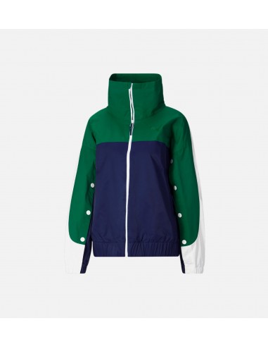 June Ambrose Overtime Track Womens Jacket - Blue/Green pour bénéficier 