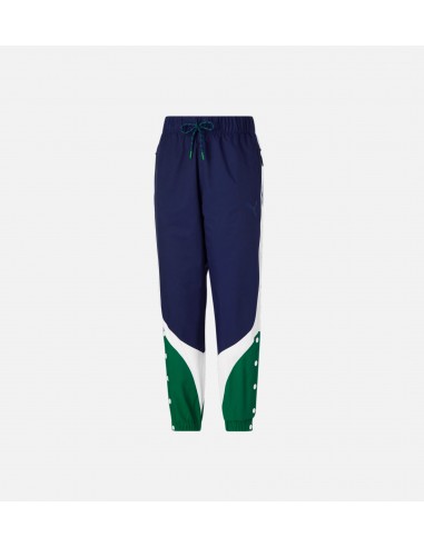 June Ambrose Traveling Track Womens Pants - Blue/Green votre