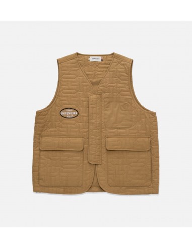 HTG Quilted Mens Vest - Brown plus qu'un jeu 